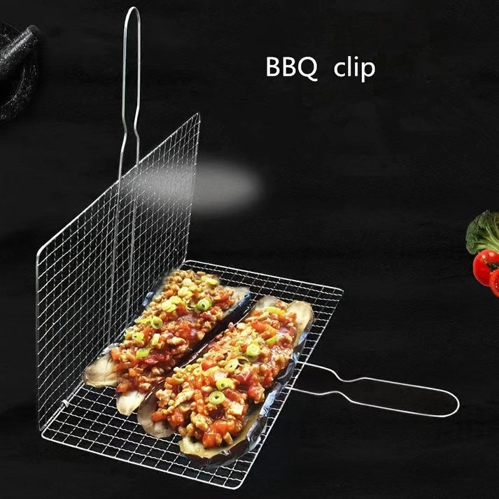 Aaponminimarket Stainless BBQ Grill Basket