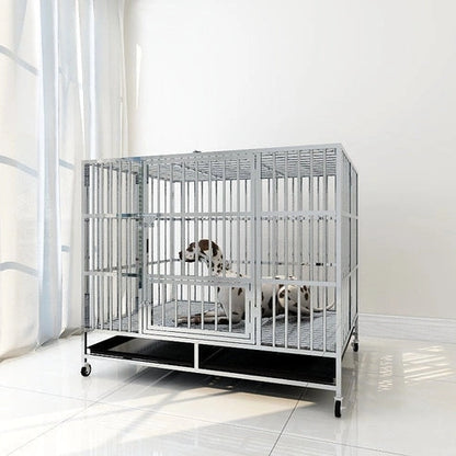 Aaponminimarket Stainless Steel Dog Cage