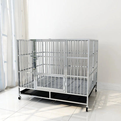 Aaponminimarket Stainless Steel Dog Cage