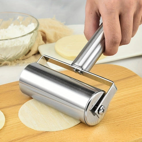 Aaponminimarket Stainless Steel Dual-Ended Rolling Pin for Baking