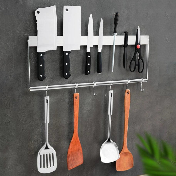 Aaponminimarket Stainless Steel Knife Organizer Rack