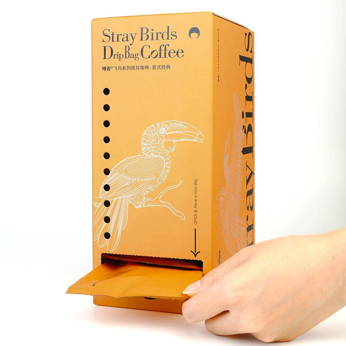 Aaponminimarket Stray Birds Dripbag Italian Black Coffee 210g (21 Bags)