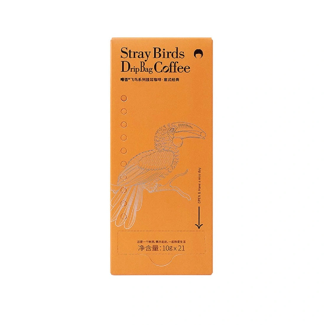Aaponminimarket Stray Birds Dripbag Italian Black Coffee 210g (21 Bags)