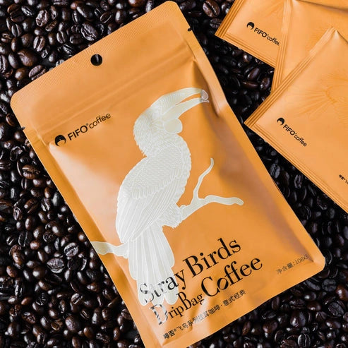 Aaponminimarket Stray Birds Dripbag Italian Black Coffee 210g (21 Bags)