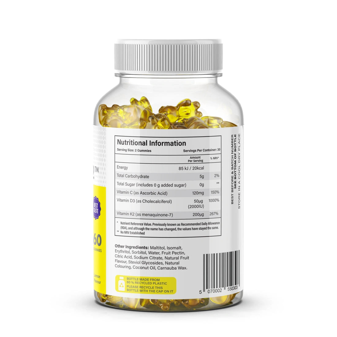 Aaponminimarket Sugar-Free Immunity Gummies (UK)