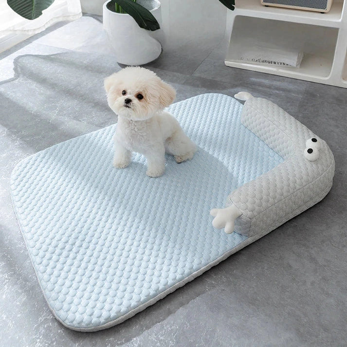 Aaponminimarket Summer Big Eyed Monster Pet Mat