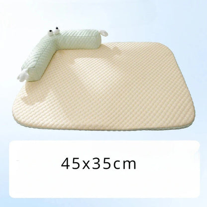 Aaponminimarket Summer Big Eyed Monster Pet Mat