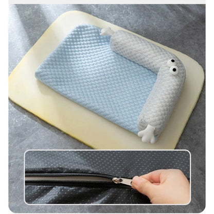 Aaponminimarket Summer Big Eyed Monster Pet Mat