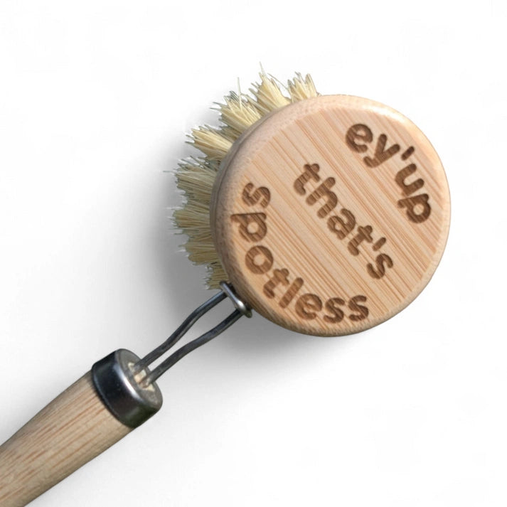 Aaponminimarket Sustainable Bamboo Dish Brush - Replaceable Head
