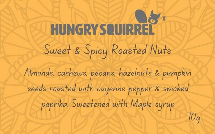 Aaponminimarket Sweet & Spicy Roasted Nuts 70g