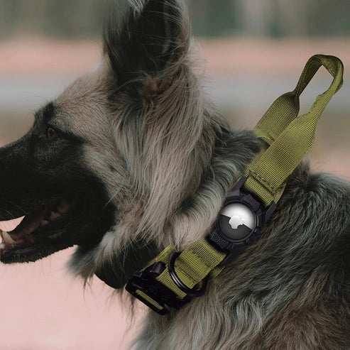 Aaponminimarket Tactical AirTag Dog Collar
