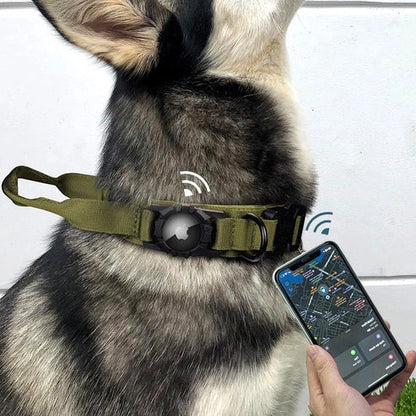 Aaponminimarket Tactical AirTag Dog Collar