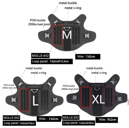 Aaponminimarket Tactical Dog Harness