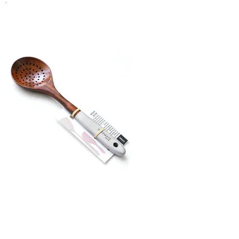 Aaponminimarket Teak Lacquer Kitchen Utensils Set