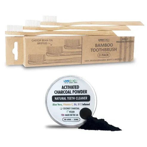 Aaponminimarket Teeth Cleaning Powder with Aloe Vera
