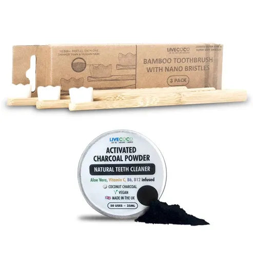 Aaponminimarket Teeth Cleaning Powder with Aloe Vera