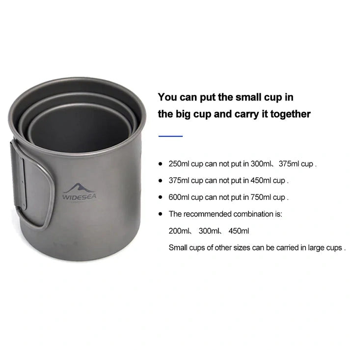 Aaponminimarket Titanium Camping Mug