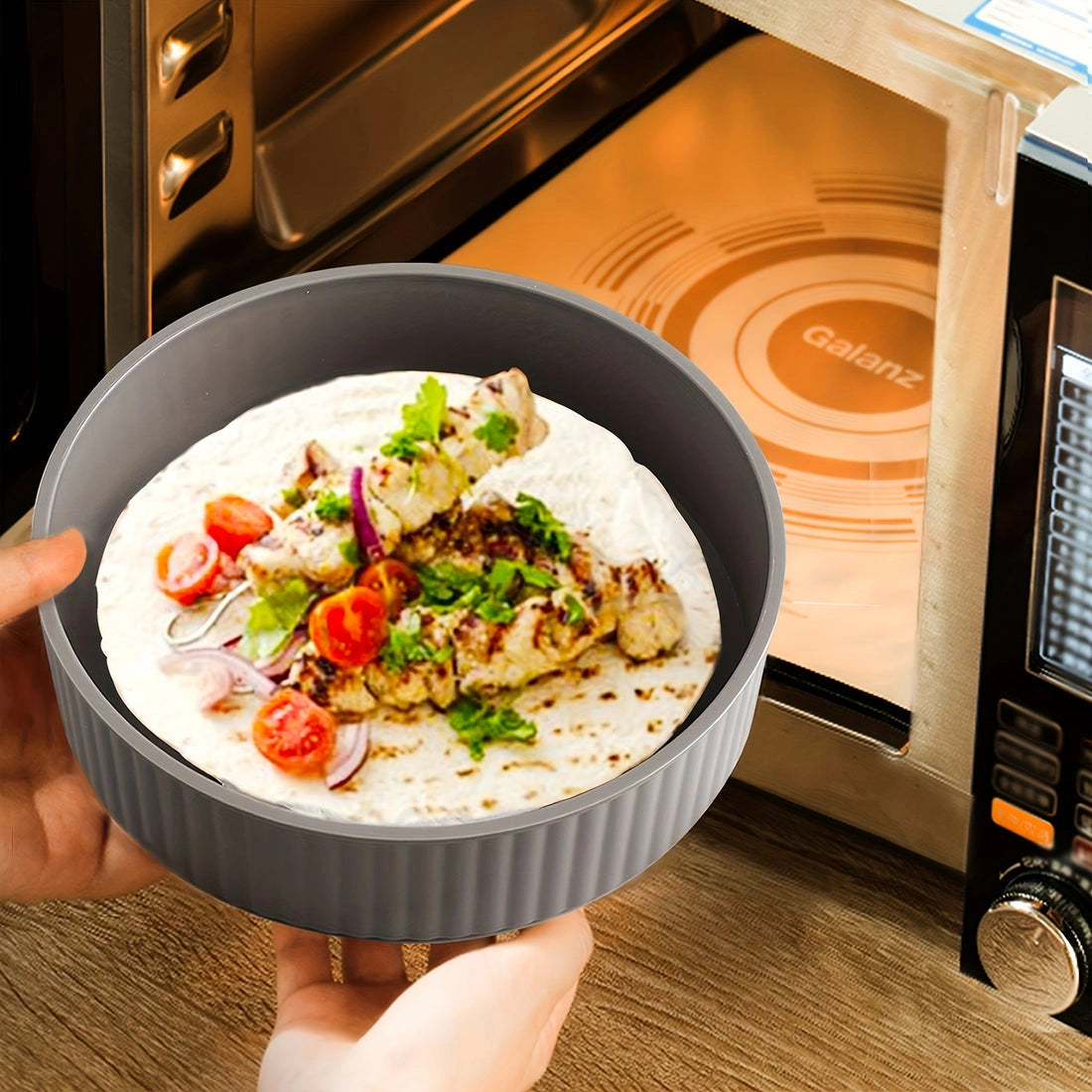 Aaponminimarket Tortilla Warmer Microwave Safe with Lid