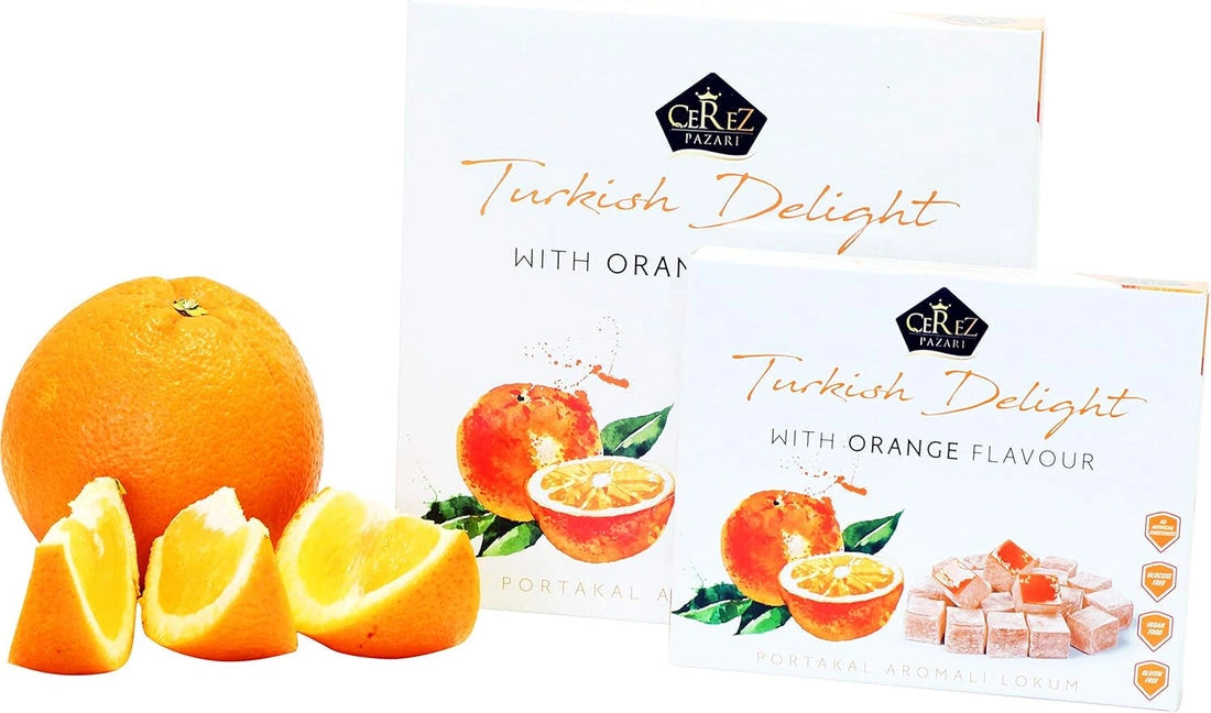 Aaponminimarket Turkish Delight with Orange Flavor 230g