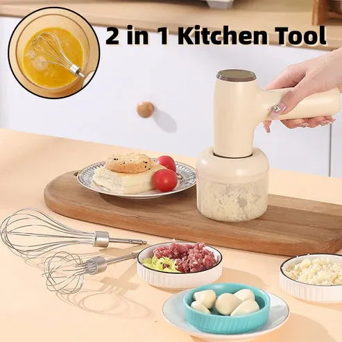 Aaponminimarket USB Rechargeable Garlic Chopper