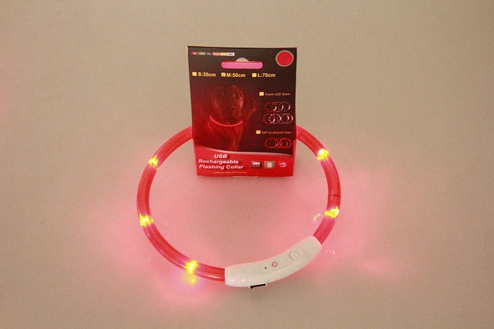 Aaponminimarket USB Rechargeable Safety Pet Collar