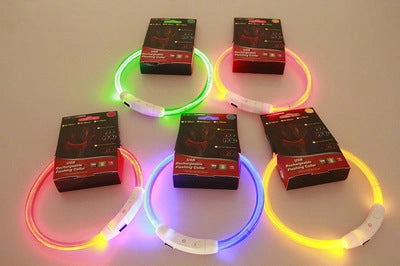Aaponminimarket USB Rechargeable Safety Pet Collar