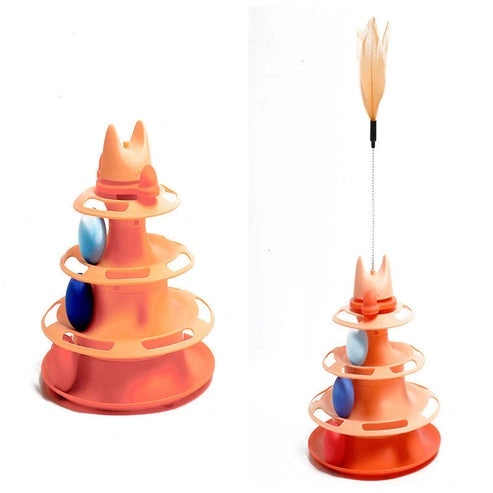 Aaponminimarket Ultimate Space Tower Play Board for Felines