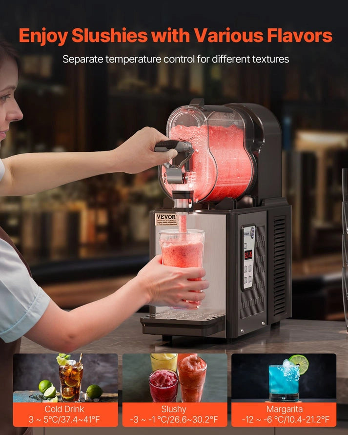 Aaponminimarket VEVOR 3L Commercial Slushy Machine