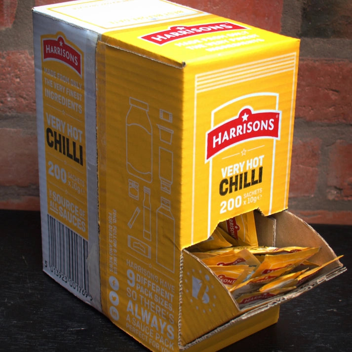 Aaponminimarket Very Hot Chilli Sauce Sachet (200 Pack)