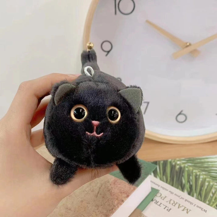 Aaponminimarket Wagging Tail Cat and Little Bunny Lucky Plush Drawstring Toys