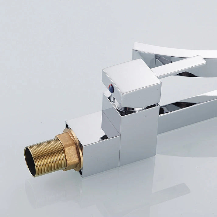 Aaponminimarket Waterfall Electroplated Basin Faucet