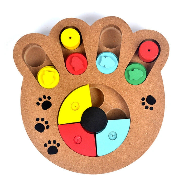 Aaponminimarket Wooden Puzzle Toy for Dogs