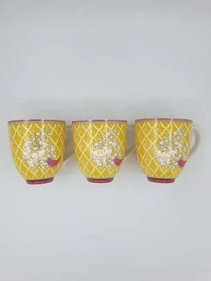 Aaponminimarket Yellow Mug Set (6pcs)