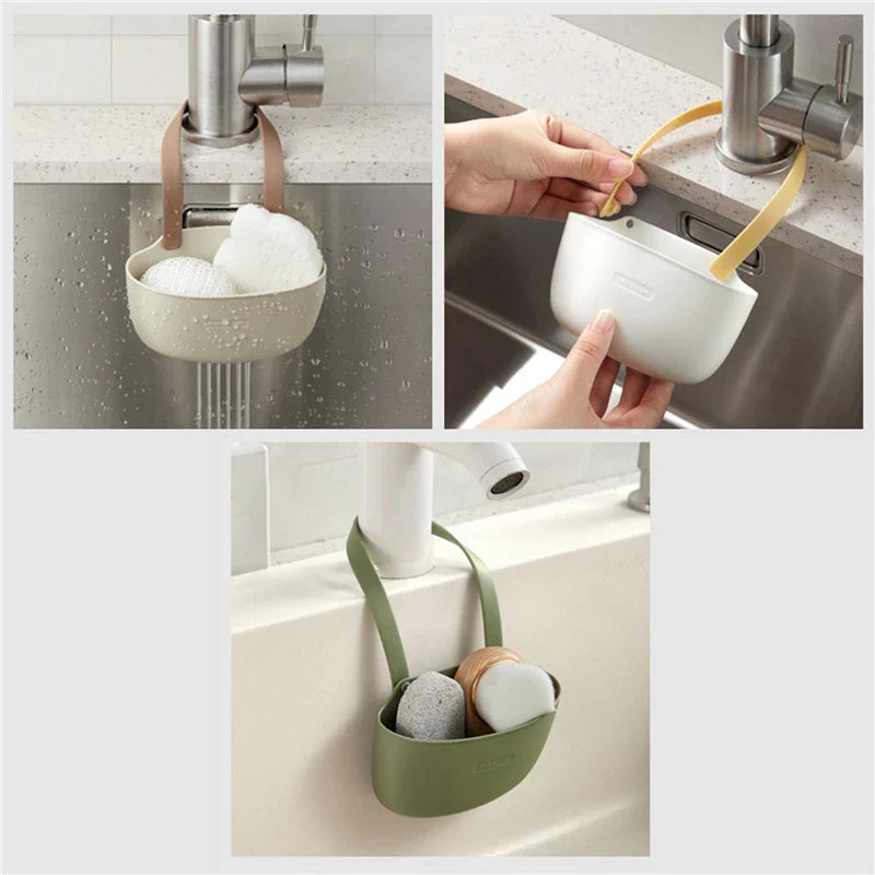 Aapon mini market -Adjustable Kitchen Sink Drain Rack Holder