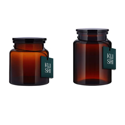 Aapon mini market -Amber Storage Jar Set