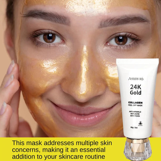 Aapon Mini Market Ltd Ammuri Beauty 24K Gold Peel Off Mask for Radiant Skin