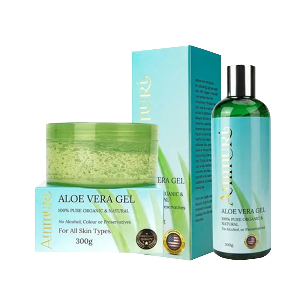 Aapon Mini Market Ltd Ammuri Organic Aloe Vera Gel Set for All Skin Types