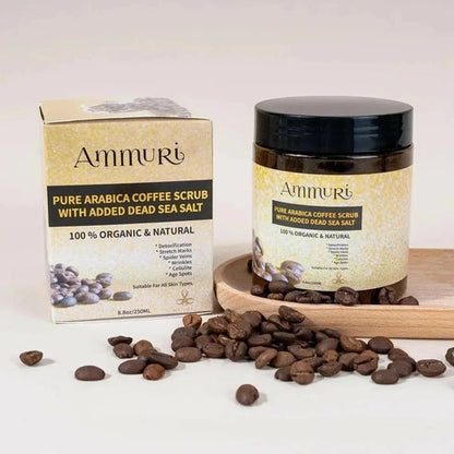 Aaponminimarket Ammuri Organic Coffee Scrub for Skin - Arabica Face Mask