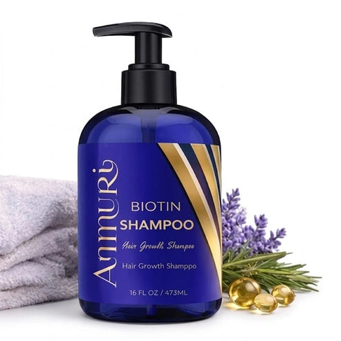 Ammuri Supreme Biotin Shampoo for Thicker Hair (473ml)