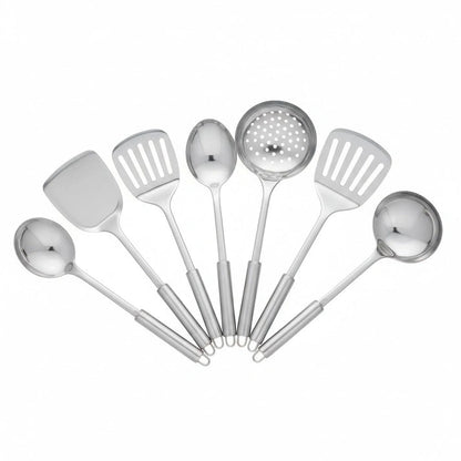 Aaponminimarket Anti-Scald Stainless Steel Kitchen Utensil Spatula