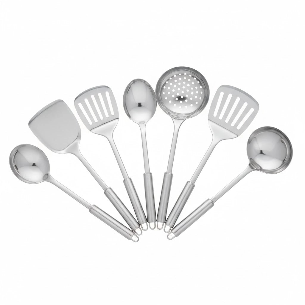 Aapon mini market -Anti-Scald Stainless Steel Kitchen Utensil Spatula