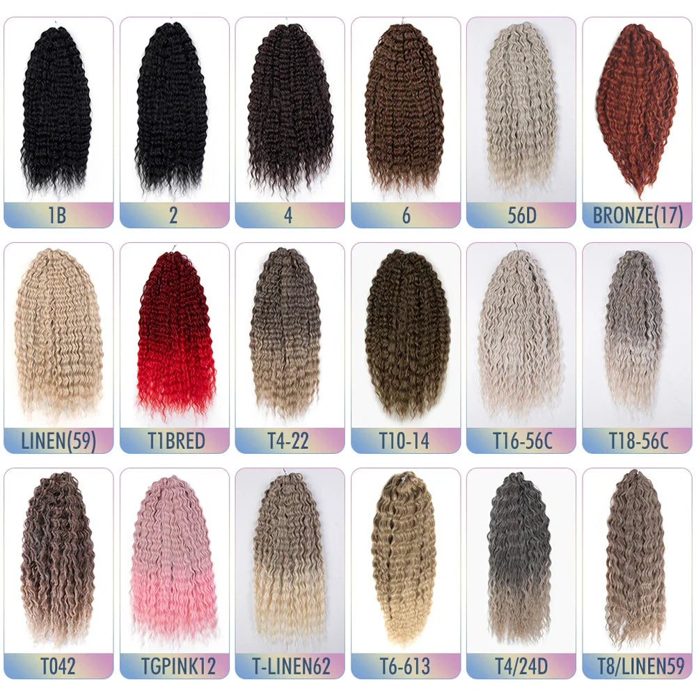 Ariel Curl Ombre Blonde Pink 24 Inch Hair Extension