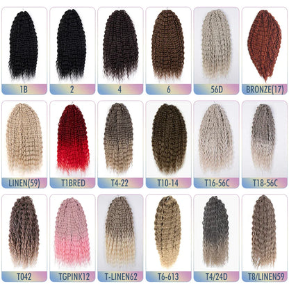 Ariel Curl Ombre Blonde Pink 24 Inch Hair Extension
