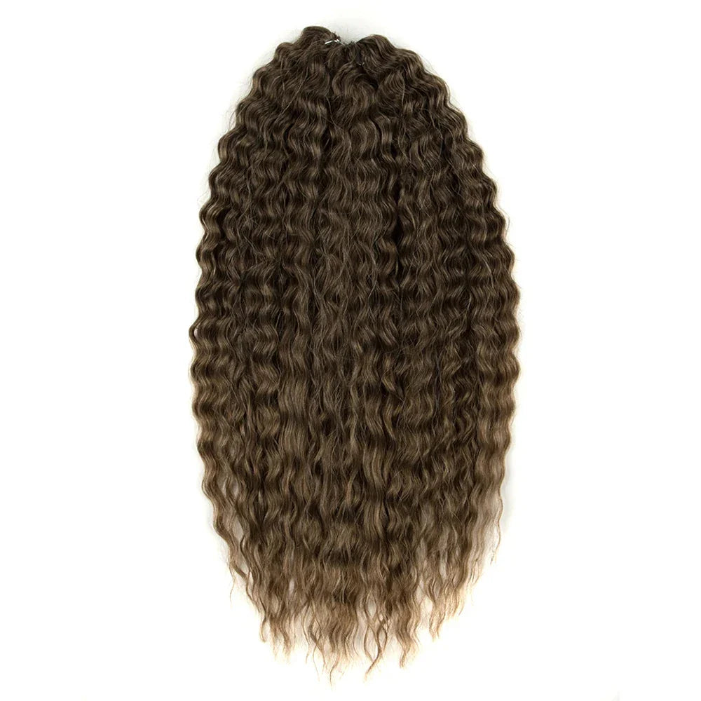 Ariel Curl Ombre Blonde Pink 24 Inch Hair Extension