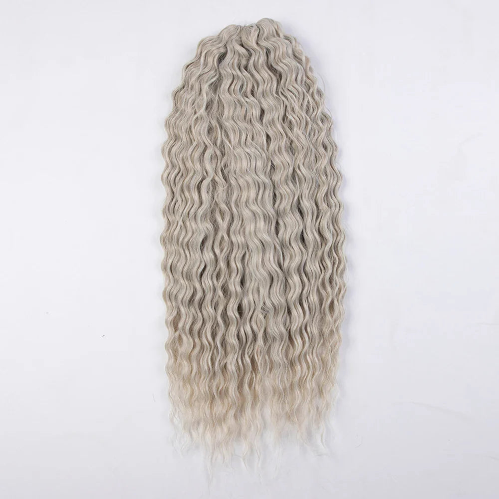 Ariel Curl Ombre Blonde Pink 24 Inch Hair Extension