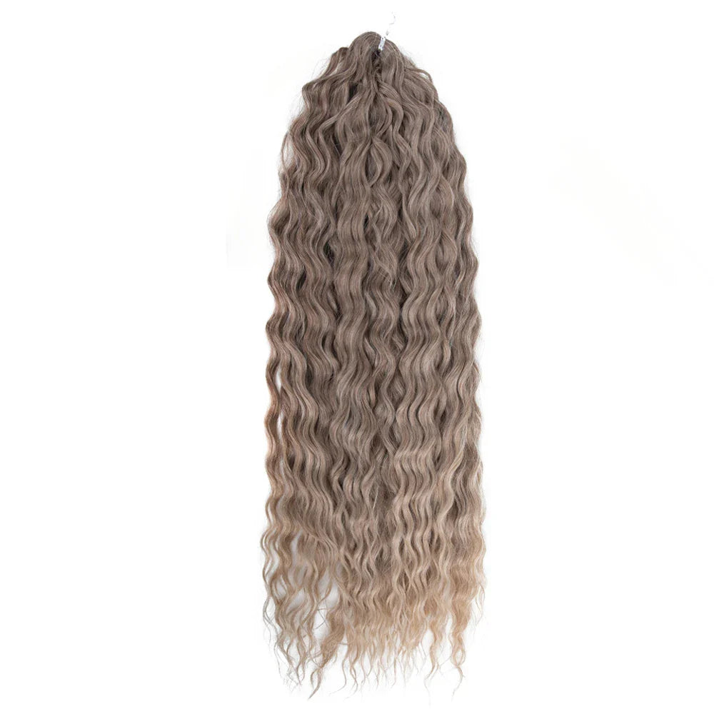 Ariel Curl Ombre Blonde Pink 24 Inch Hair Extension