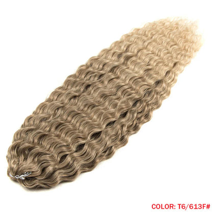 Ariel Curl Ombre Blonde Pink 24 Inch Hair Extension