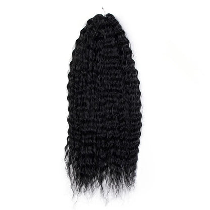 Ariel Curl Ombre Blonde Pink 24 Inch Hair Extension
