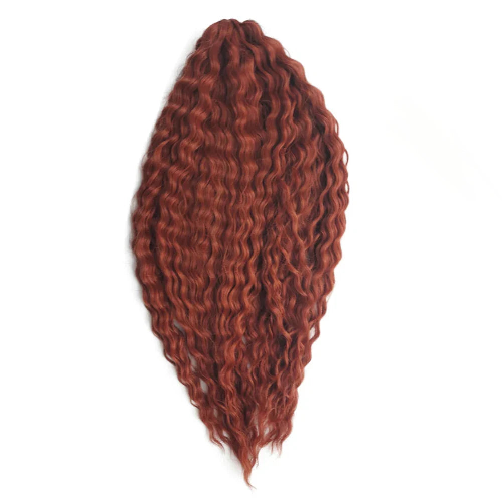Ariel Curl Ombre Blonde Pink 24 Inch Hair Extension