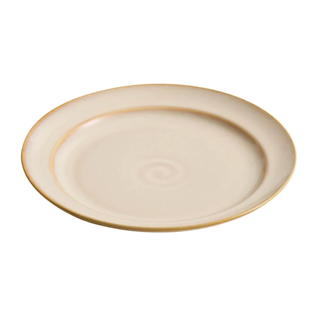 Aapon mini market - Artisanal Cloud-Pattern Kiln-Glazed Round Plate – Horizon Series